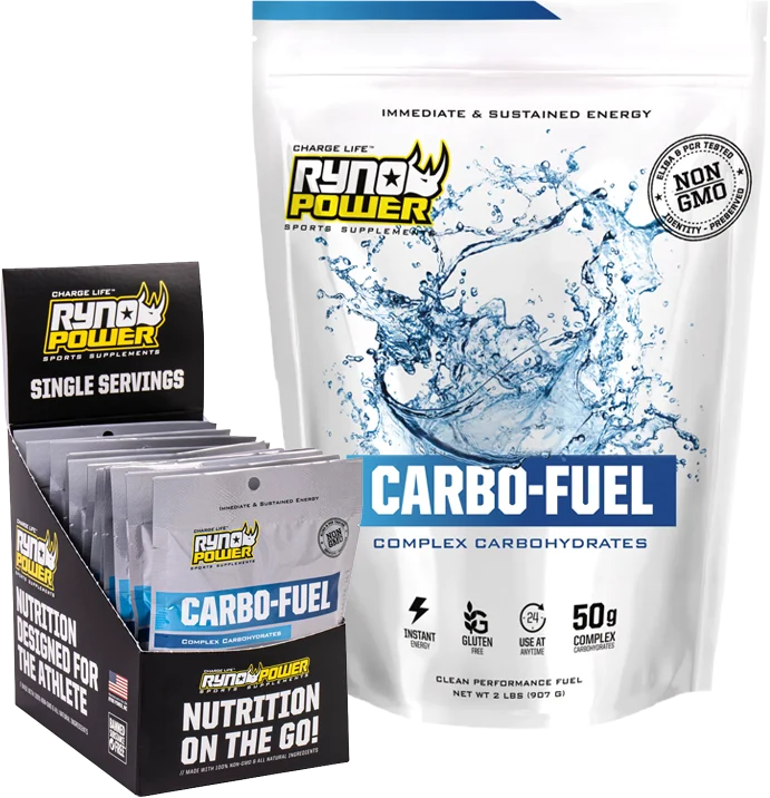Carbo Fuel empaque de 2 lb e individiual de 45 g.